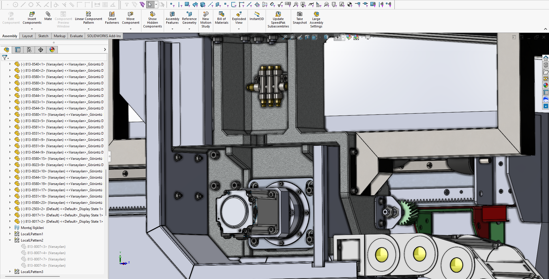 SOLIDWORKS Machine Assembly